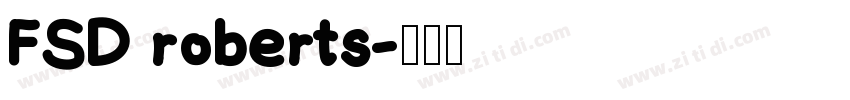 FSD roberts字体转换